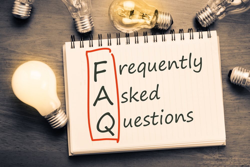 Faq,(,Frequently,Asked,Questions,),Text,On,Notebook,With